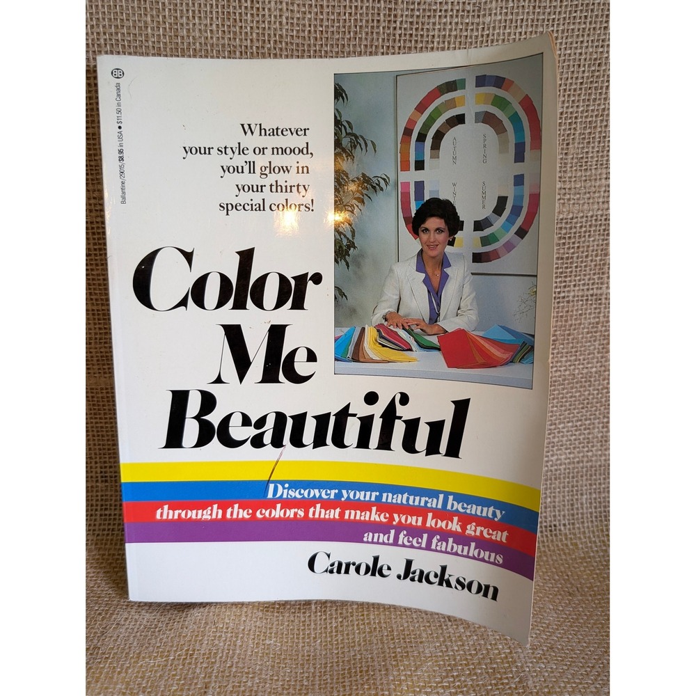 Color Me Beautiful Carole Jackson 1981 First Edition Vintage Fashion Book